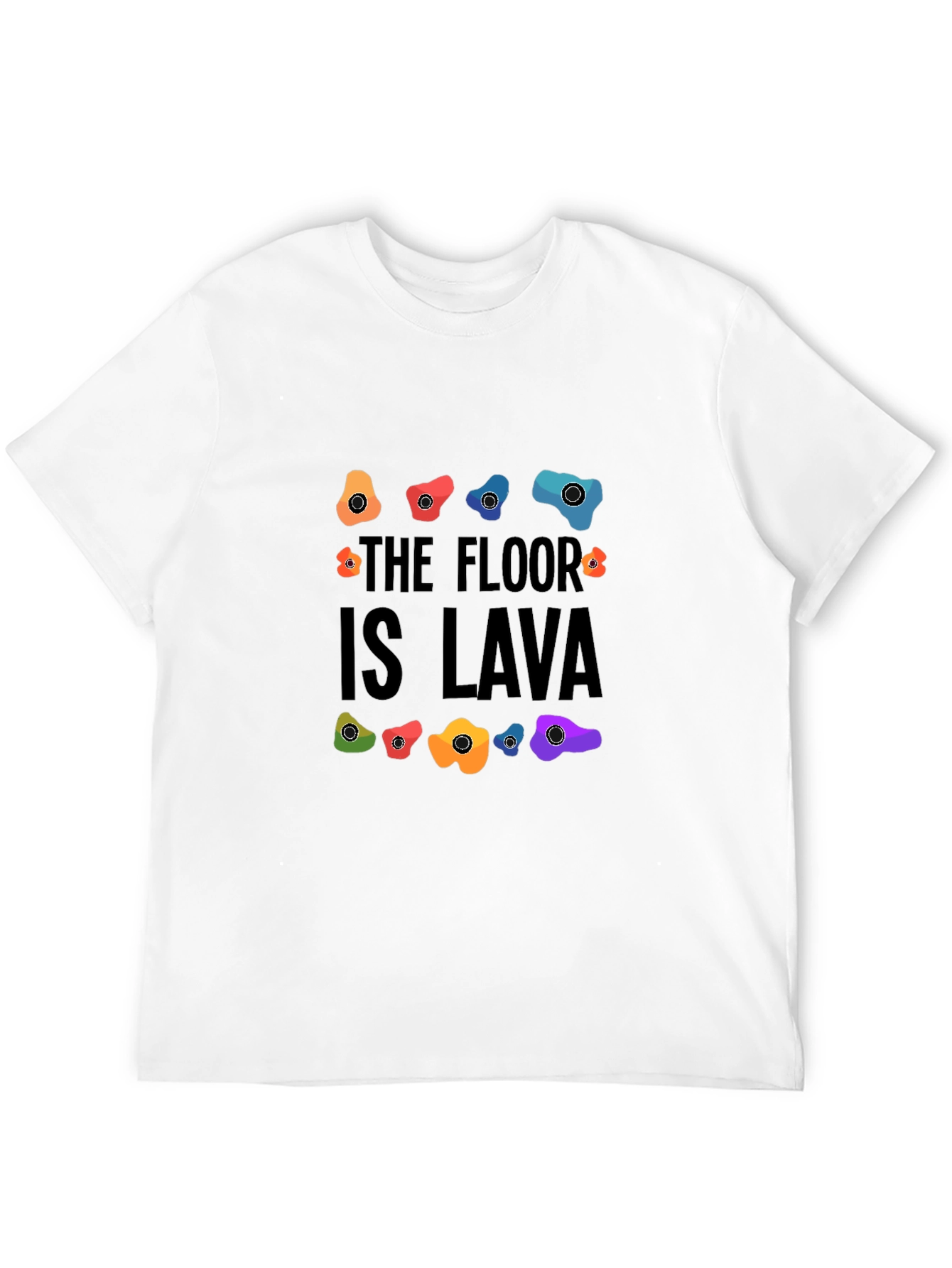 The Floor is Lava Climbing Holds Graphic Tee