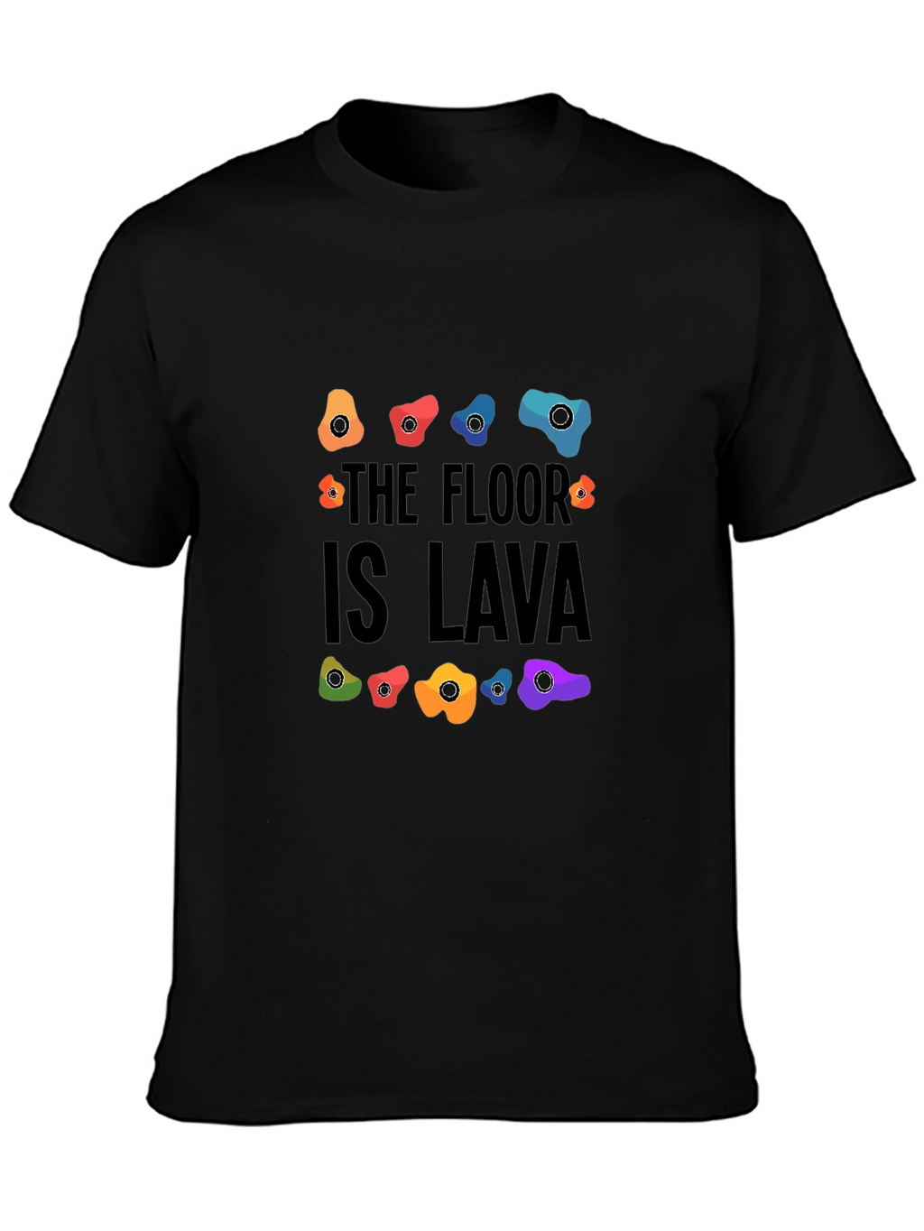 The Floor is Lava Climbing Holds Graphic Tee