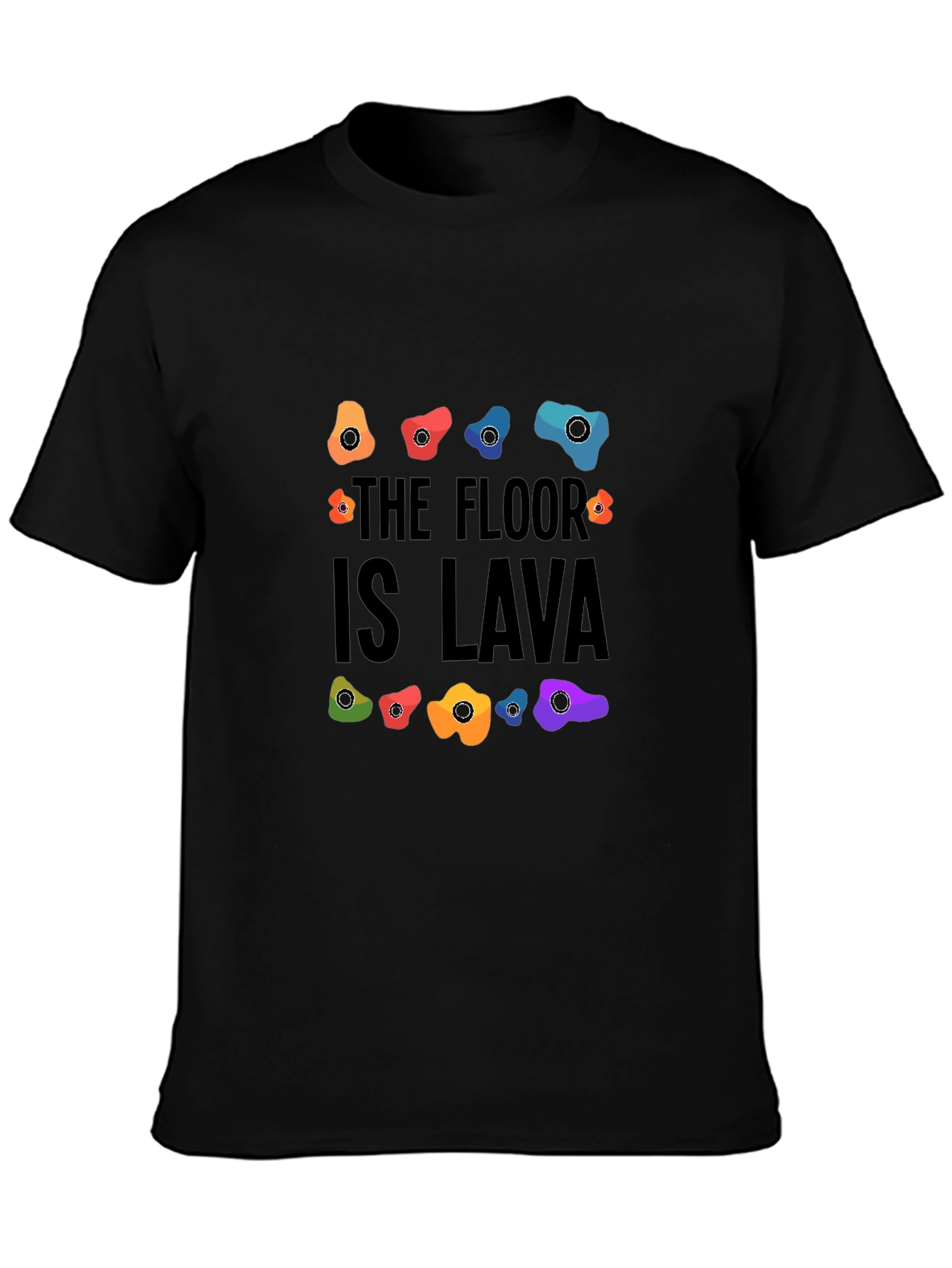 The Floor is Lava Climbing Holds Graphic Tee