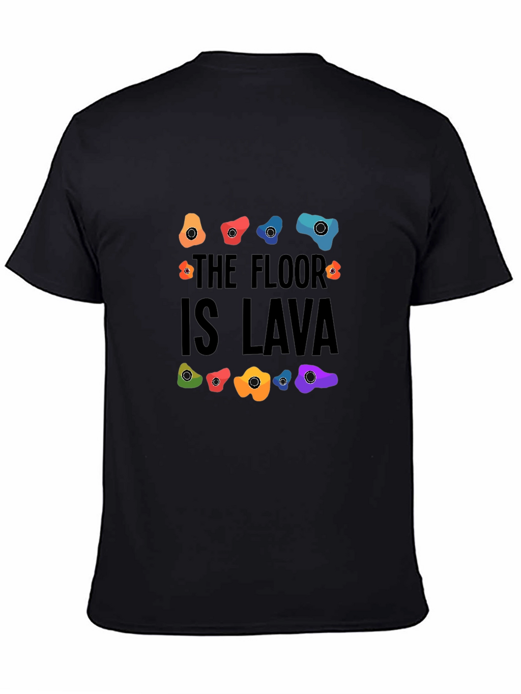 The Floor is Lava Climbing Holds Graphic Tee