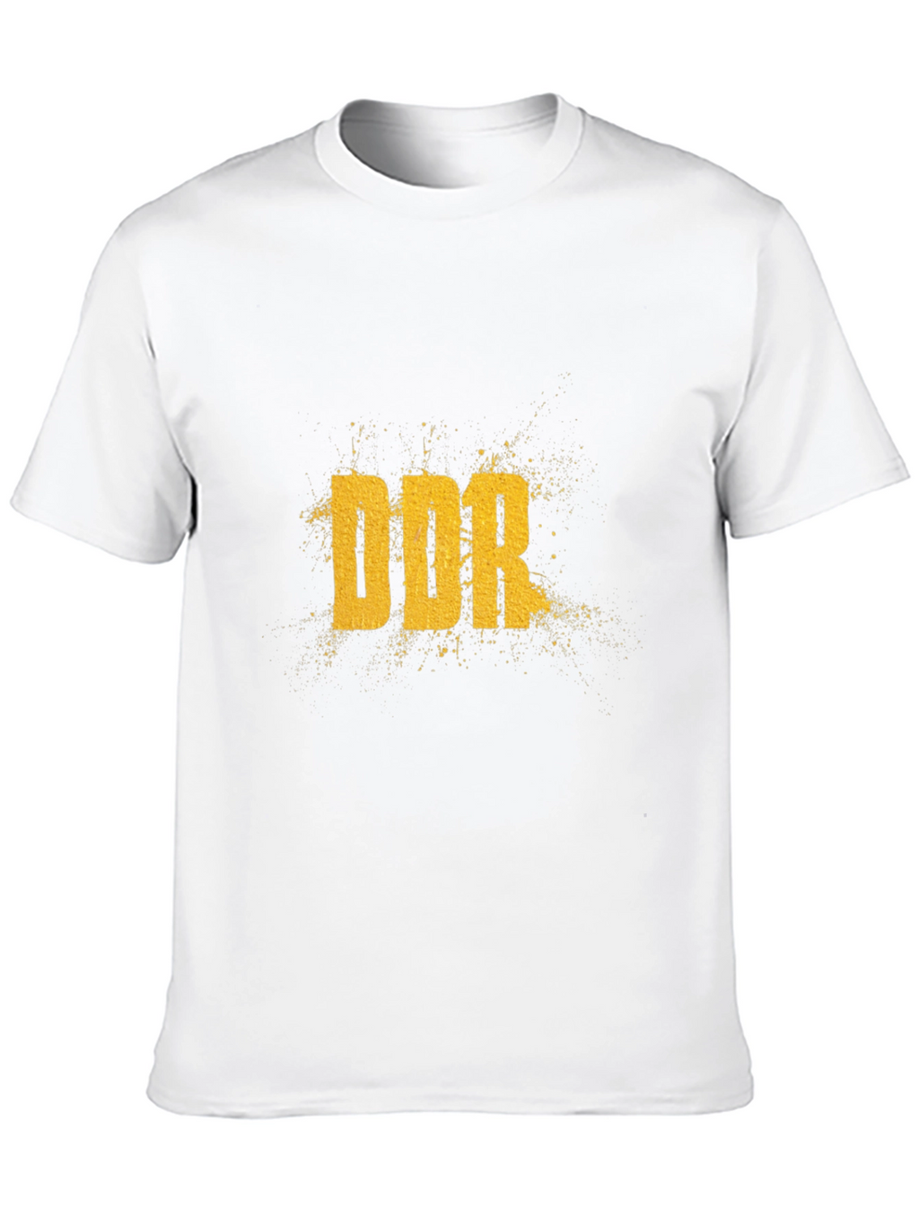 DDR Graphic Tee - Black Cotton Casual