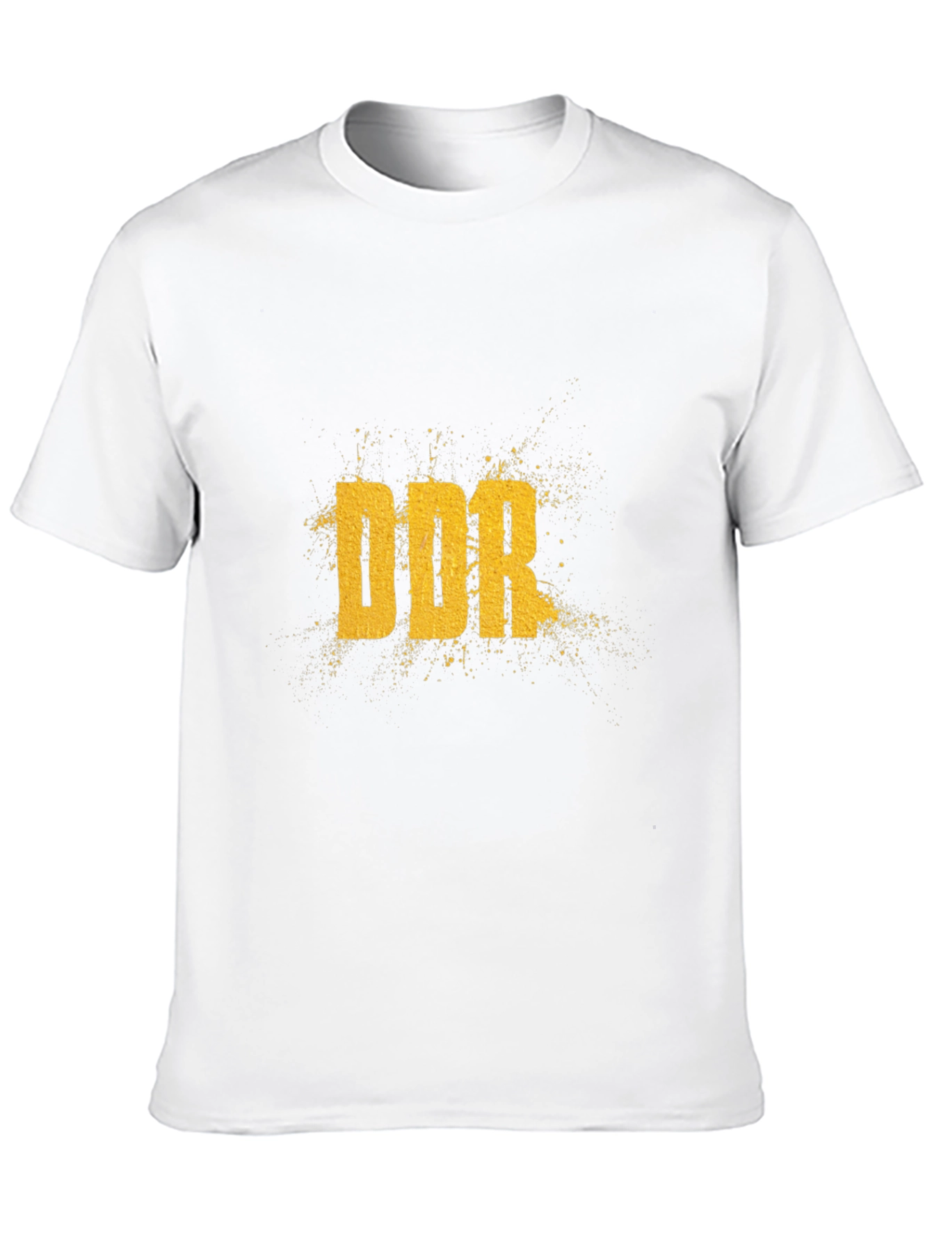 DDR Graphic Tee - Black Cotton Casual