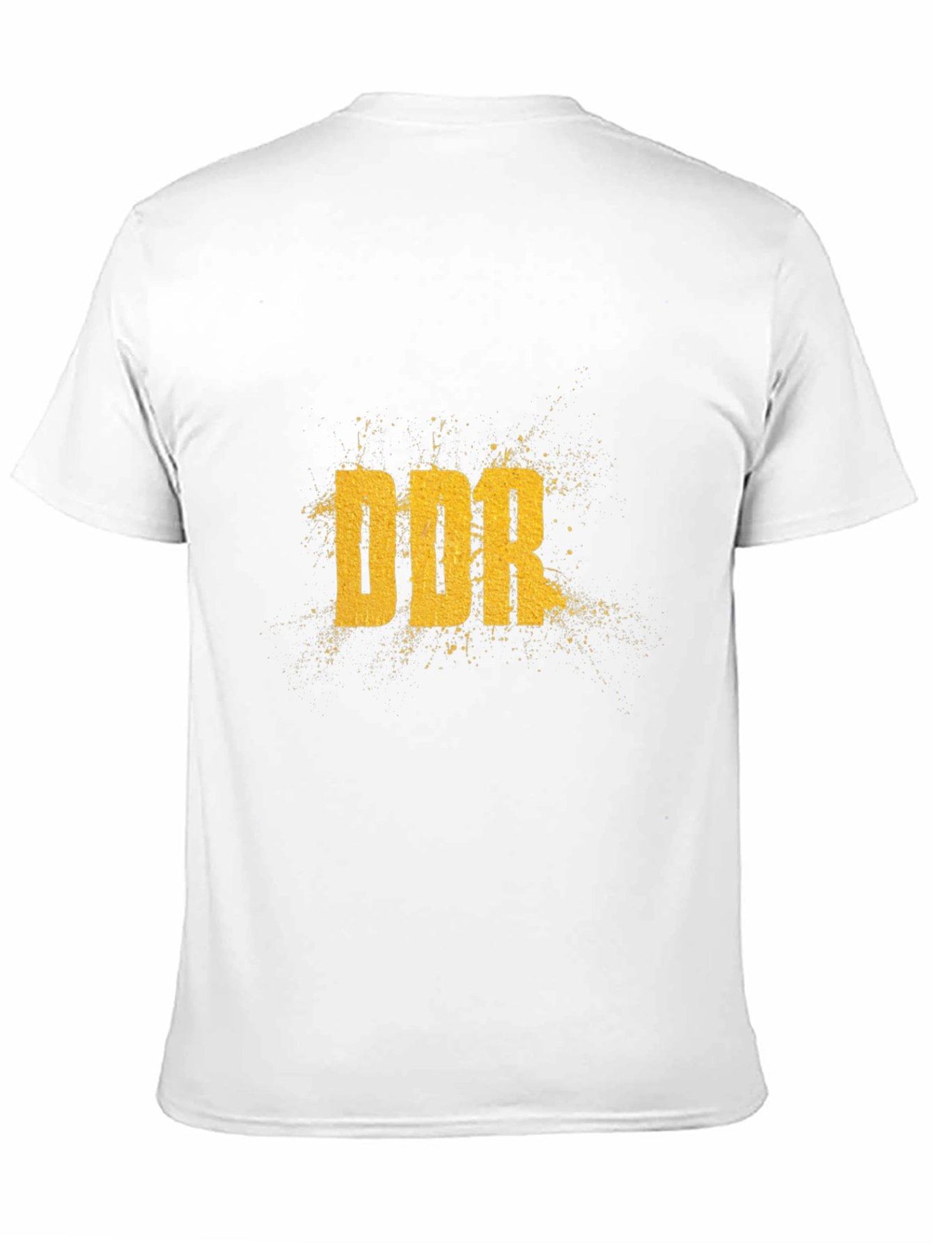 DDR Graphic Tee - Black Cotton Casual