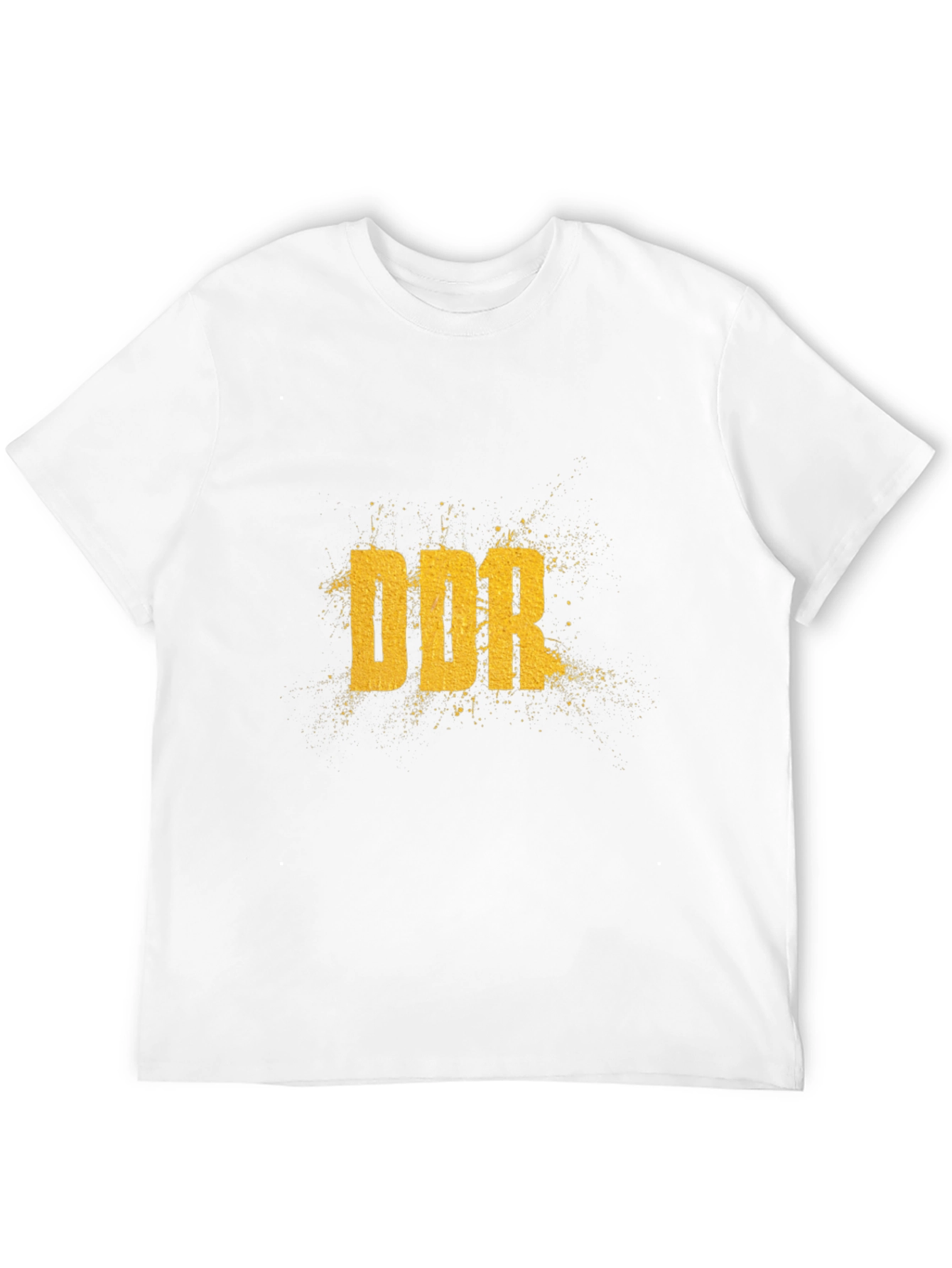 DDR Graphic Tee - Black Cotton Casual