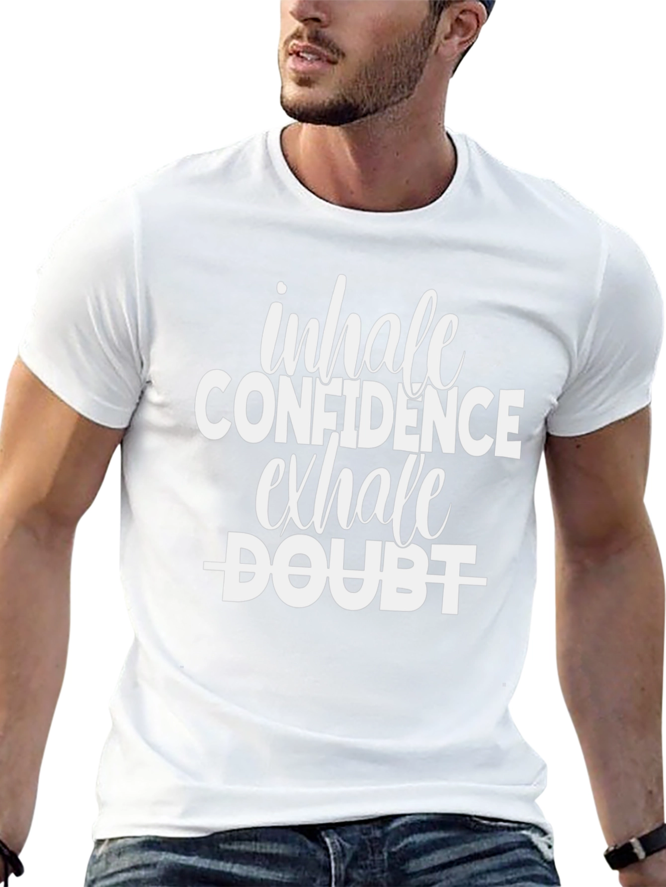 Inhale Confidence Exhale Doubt Graphic Tee