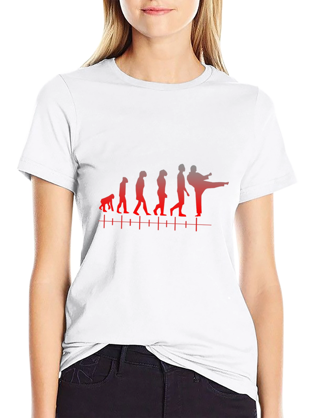 Evolution of Martial Arts Black T-Shirt