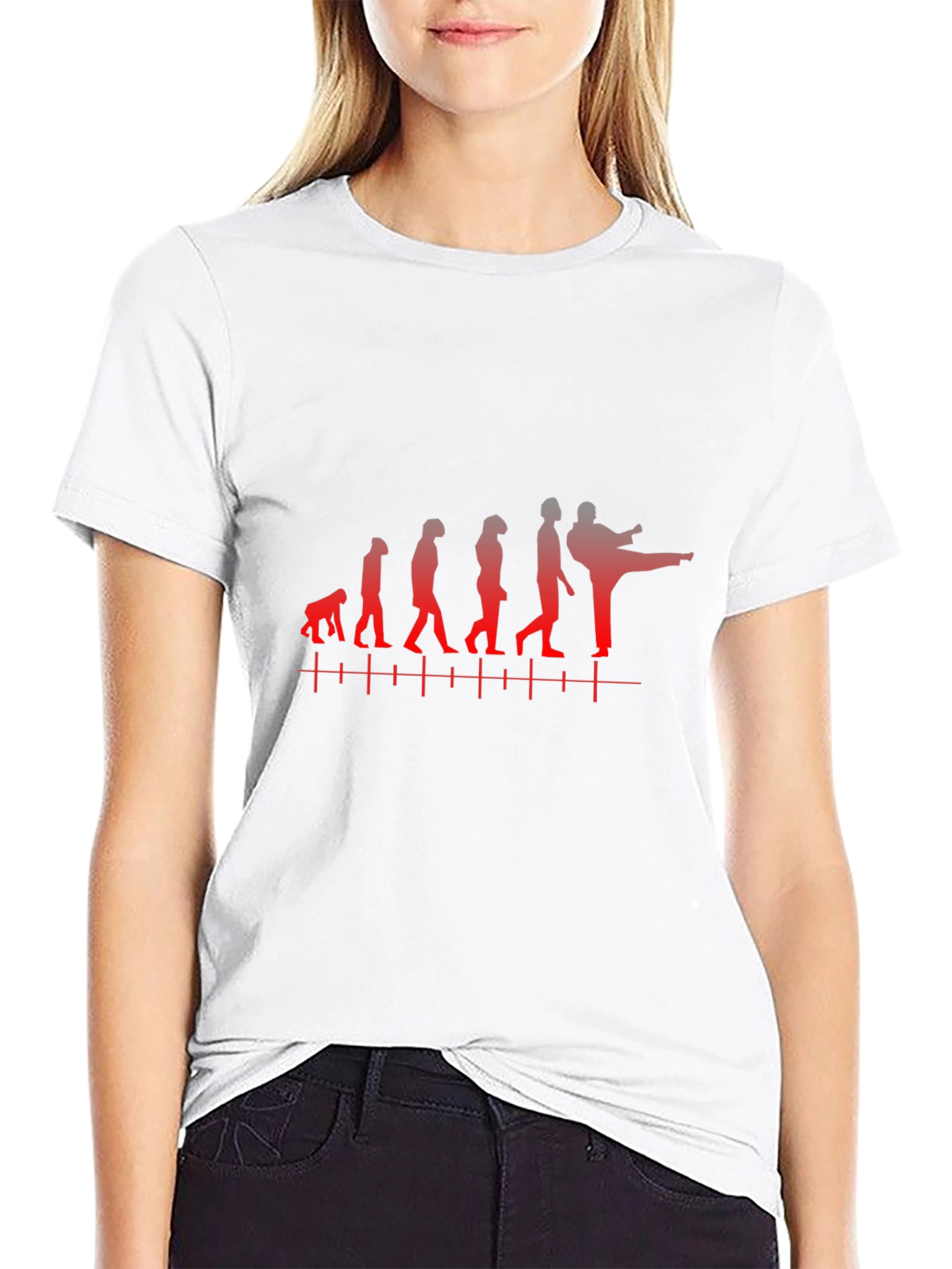 Evolution of Martial Arts Black T-Shirt