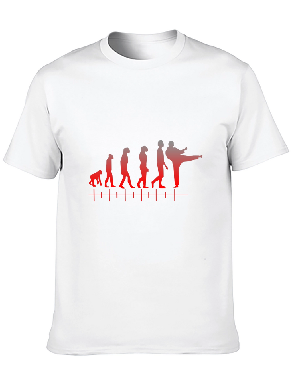 Evolution of Martial Arts Black T-Shirt