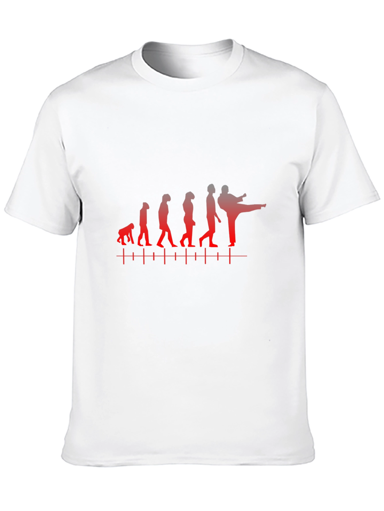 Evolution of Martial Arts Black T-Shirt