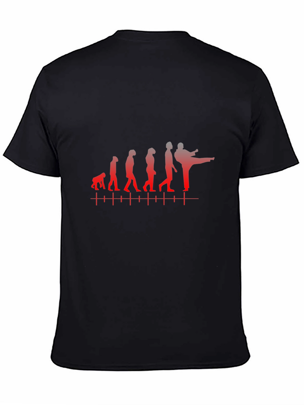 Evolution of Martial Arts Black T-Shirt