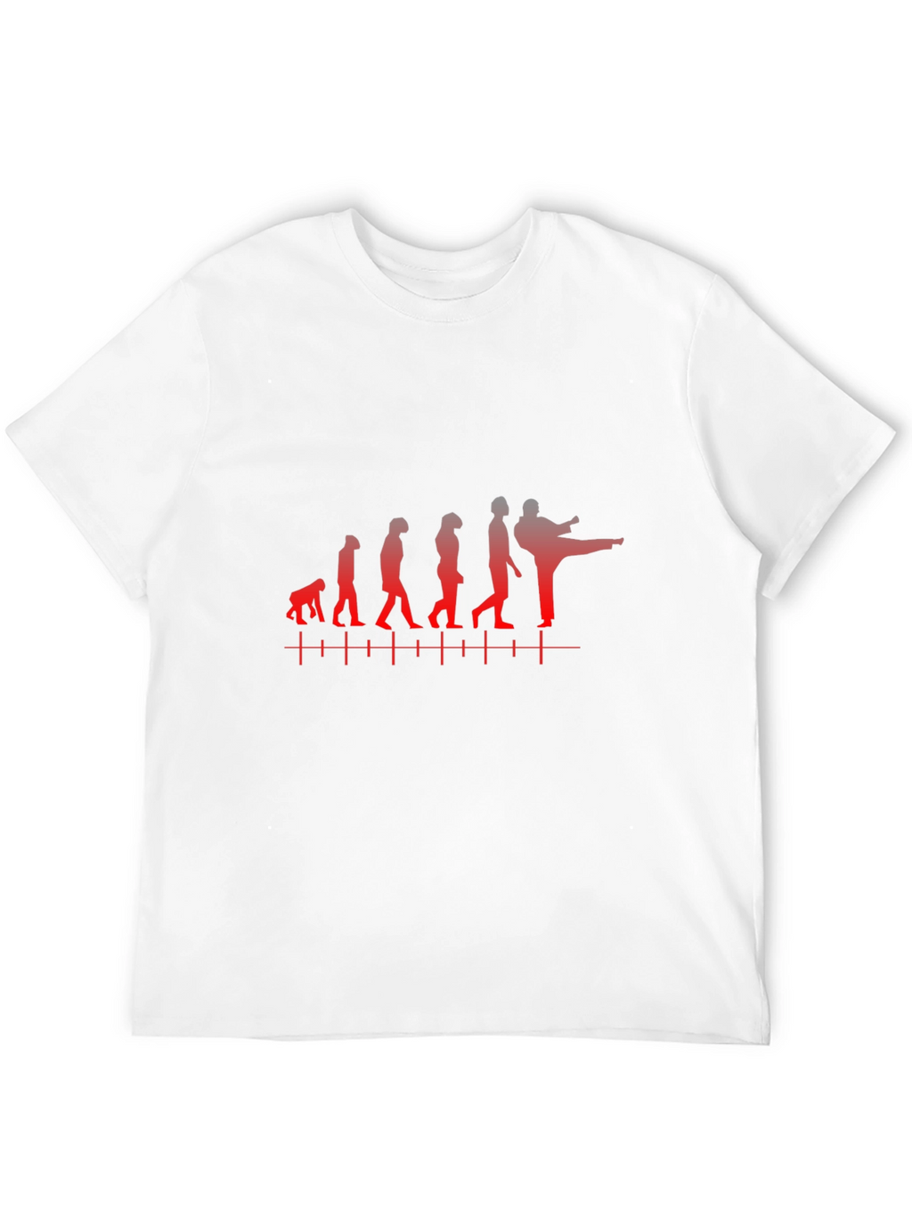 Evolution of Martial Arts Black T-Shirt