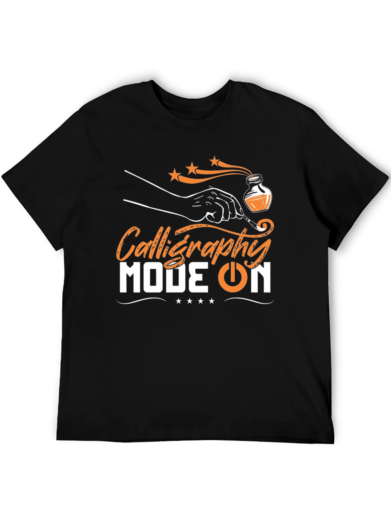 Calligraphy Mode On Graphic T-Shirt