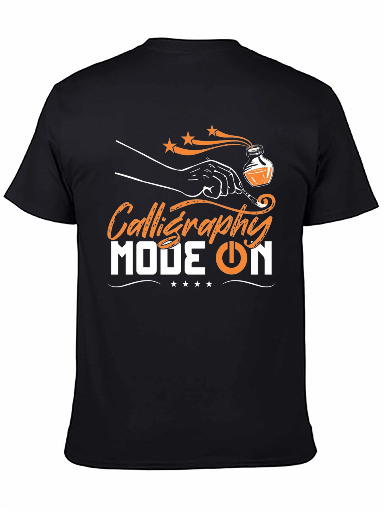 Calligraphy Mode On Graphic T-Shirt
