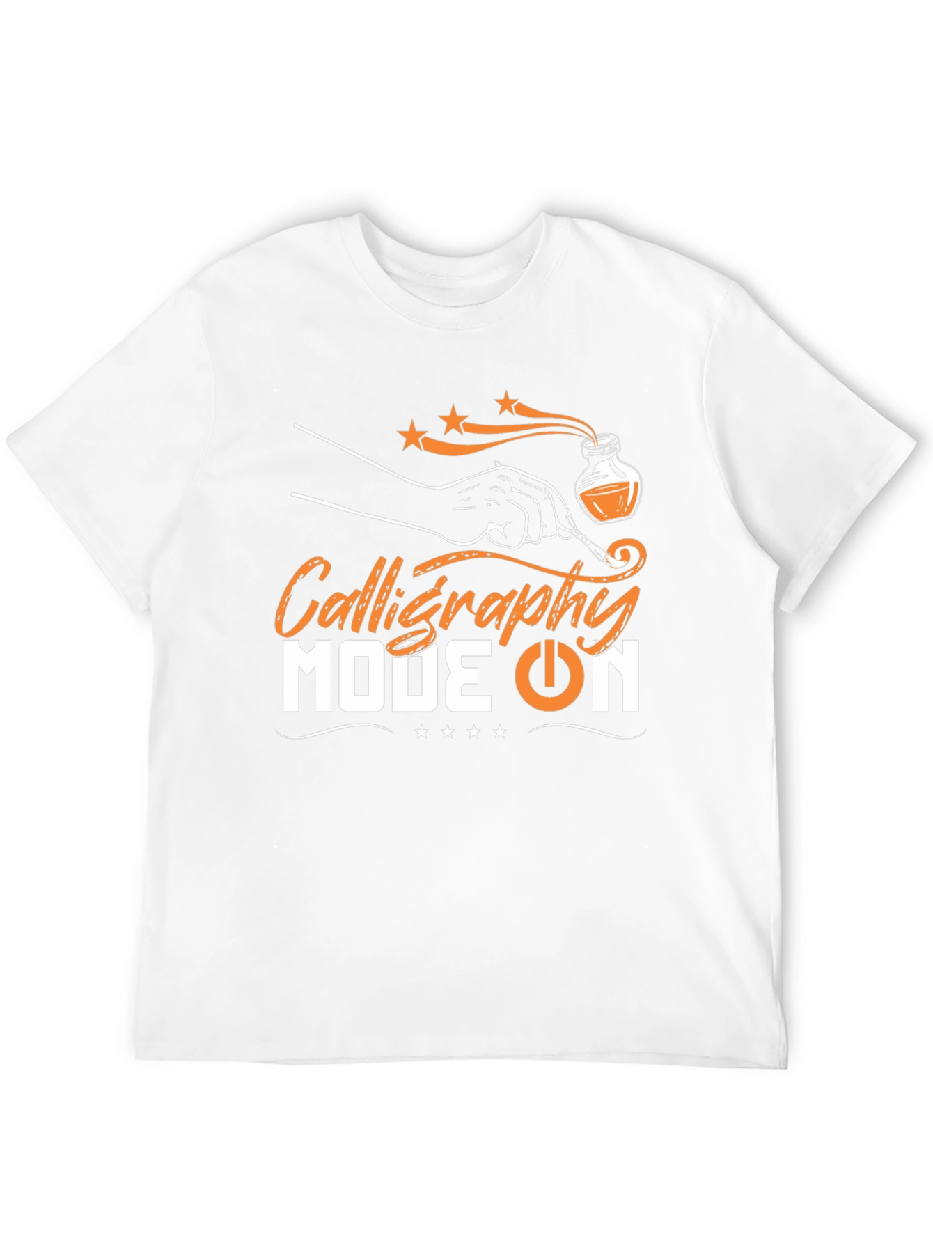 Calligraphy Mode On Graphic T-Shirt