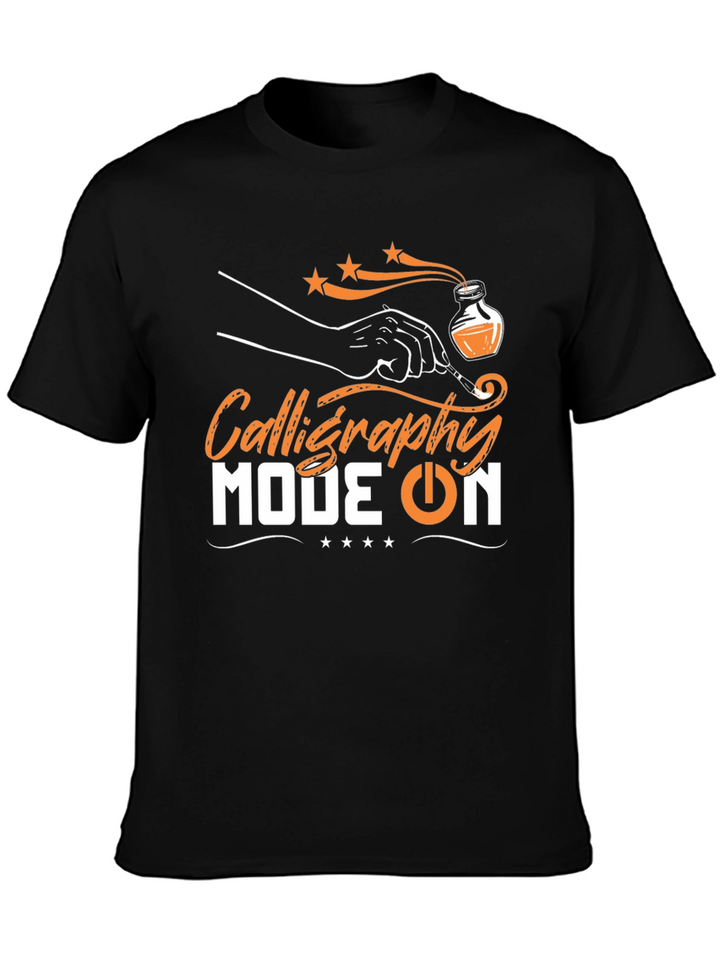 Calligraphy Mode On Graphic T-Shirt