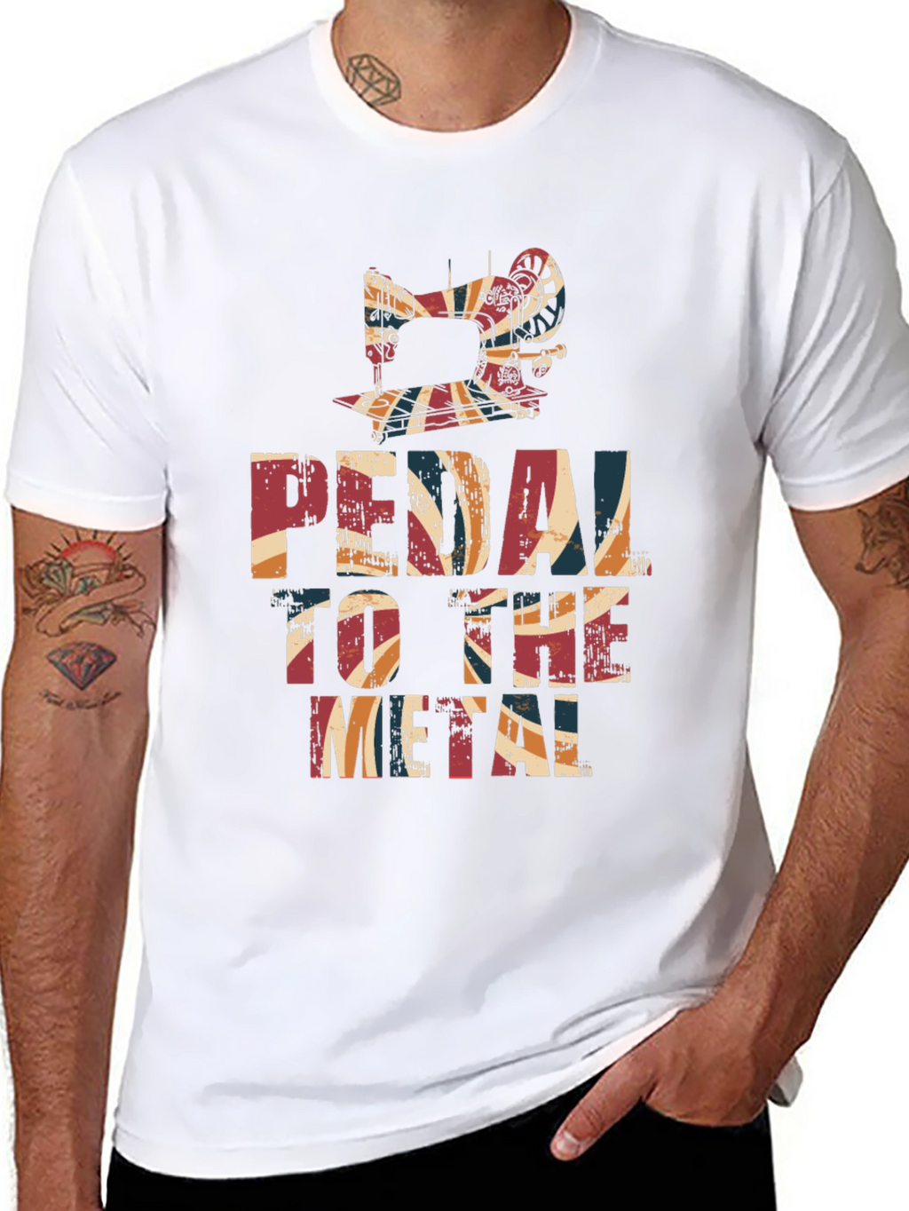 Pedal to the Metal Sewing T-Shirt