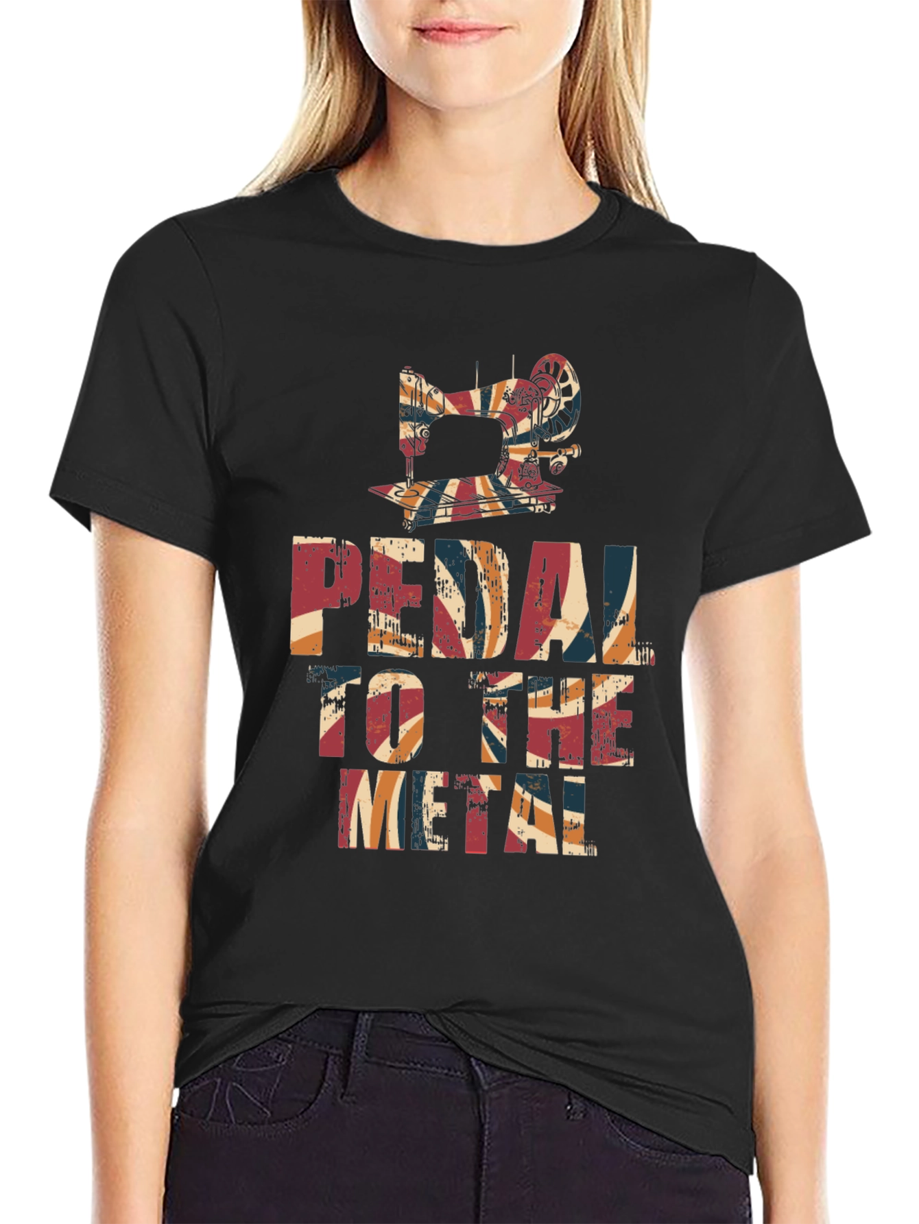 Pedal to the Metal Sewing T-Shirt