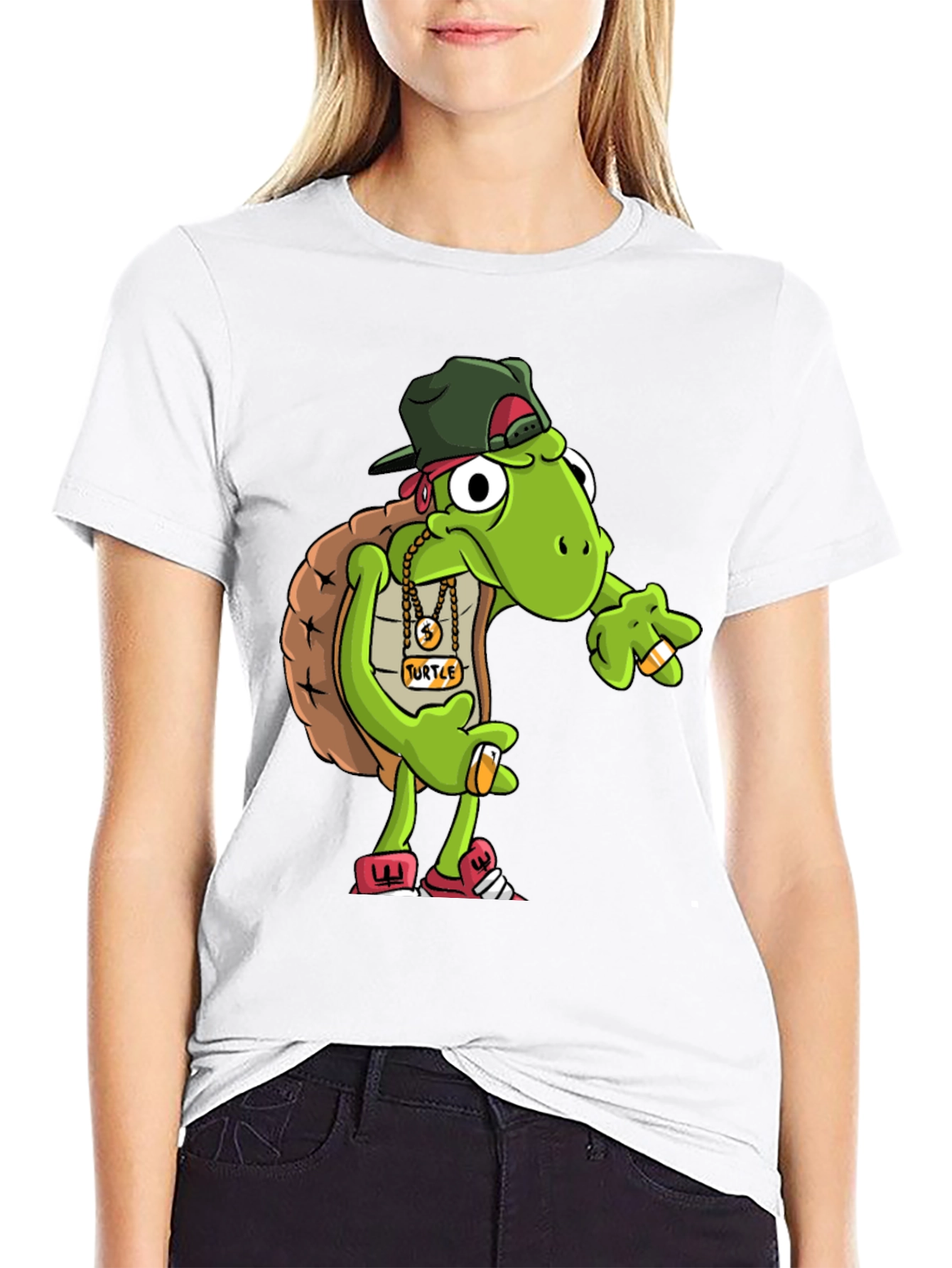 Gangster Turtle Graphic Tee
