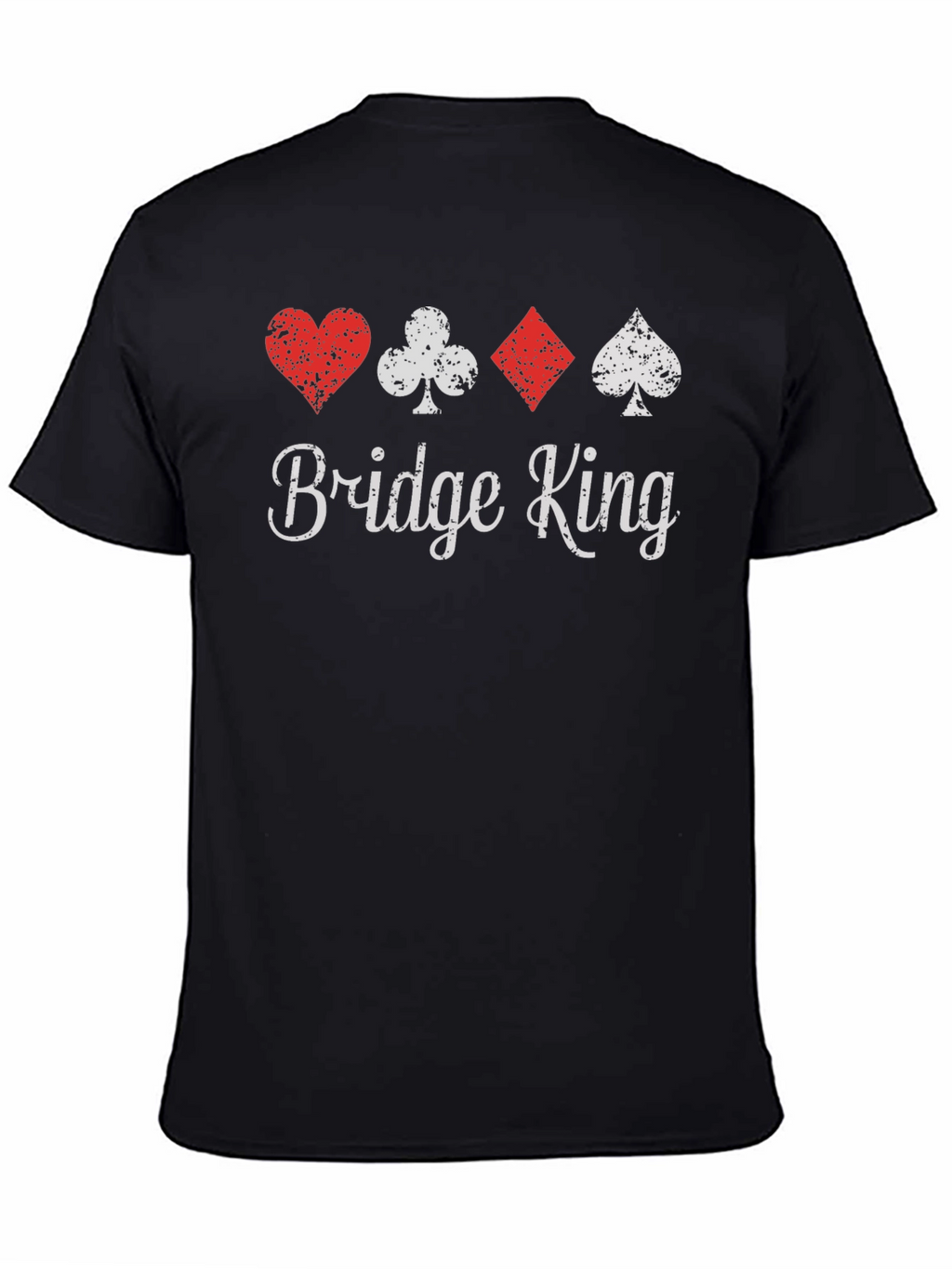 Bridge King Playing Card Suit T-Shirt