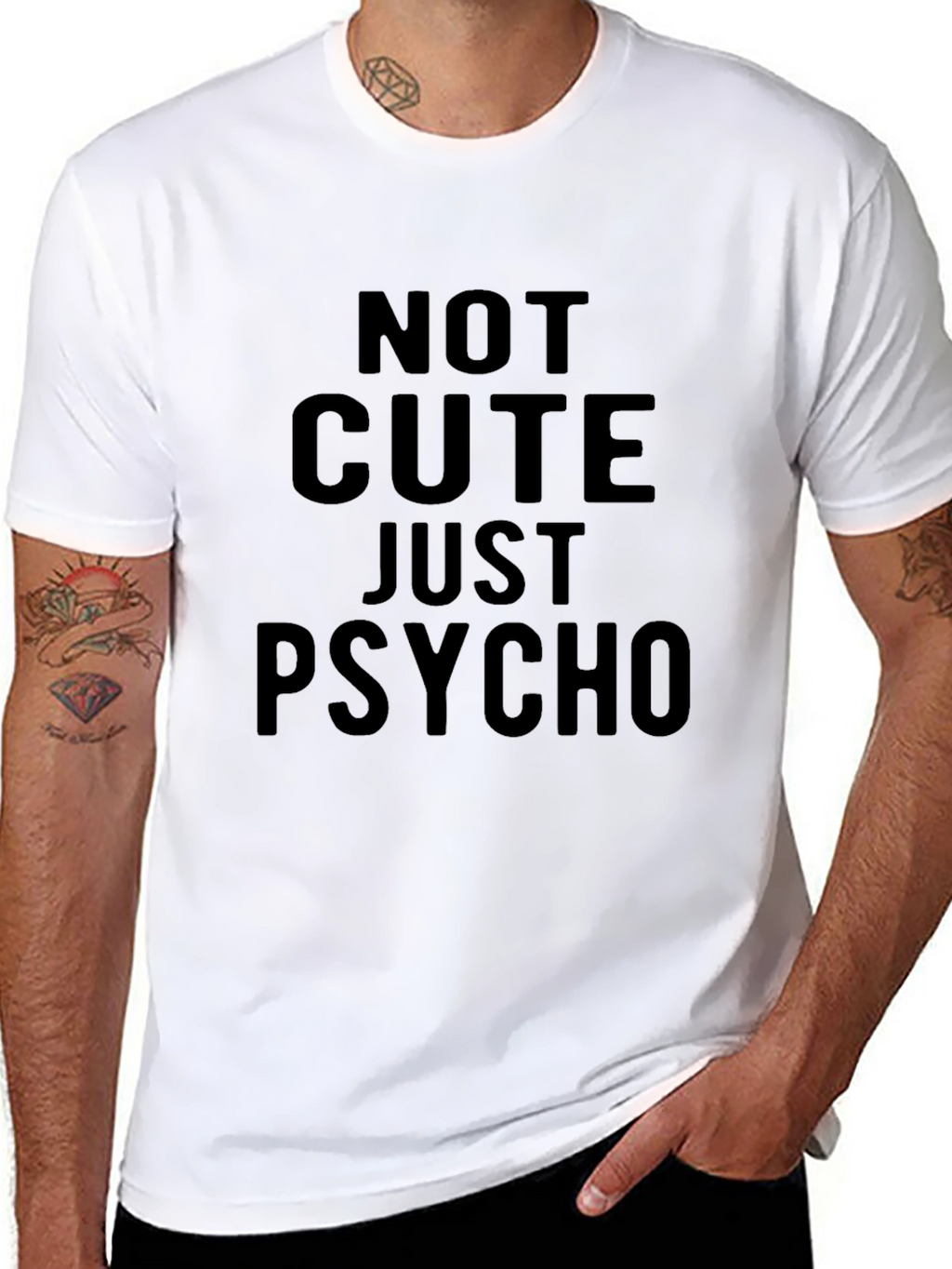 Not Cute Just Psycho Graphic Tee