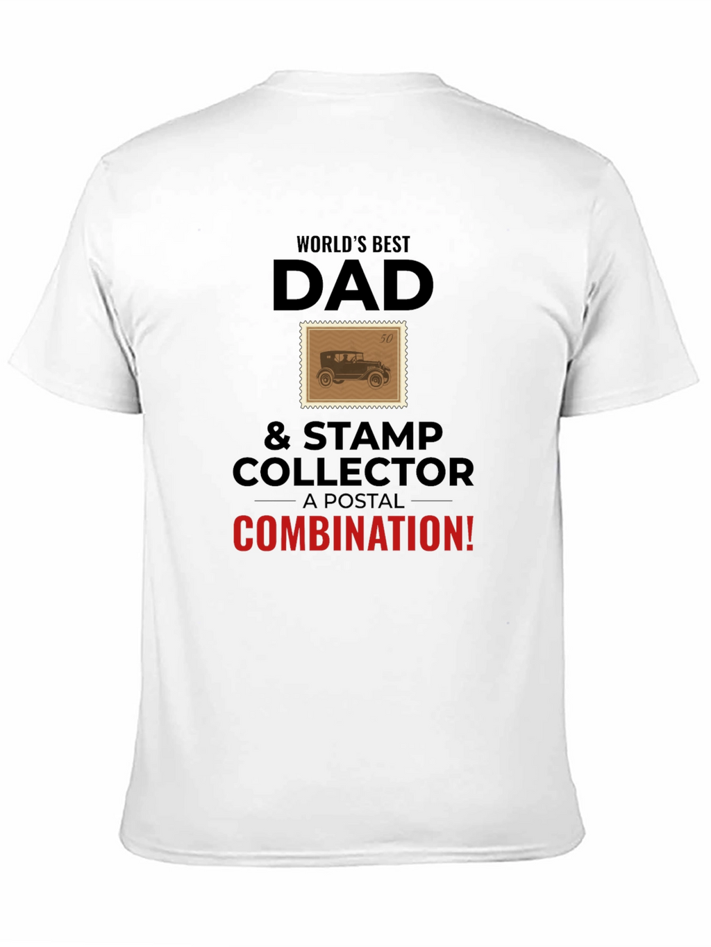 Worlds Best Dad Stamp Collector T-Shirt