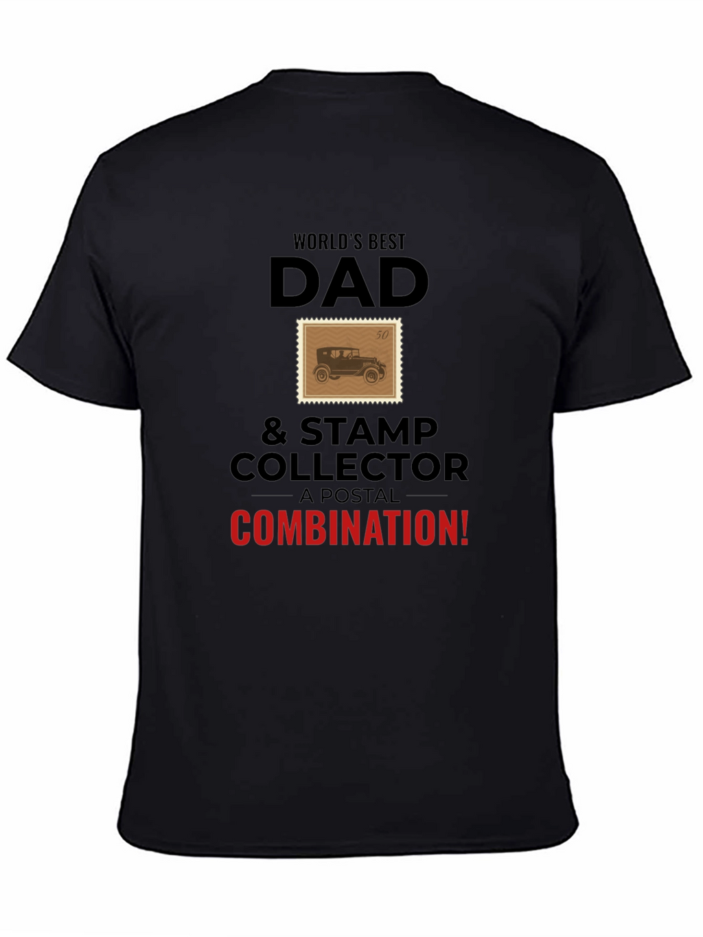 Worlds Best Dad Stamp Collector T-Shirt