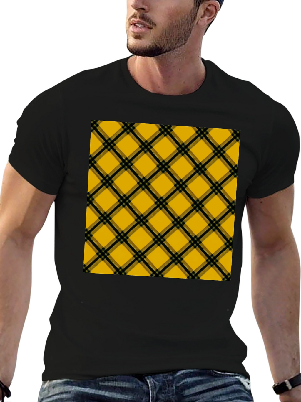 Plaid T-Shirt - Stylish Casual Wear