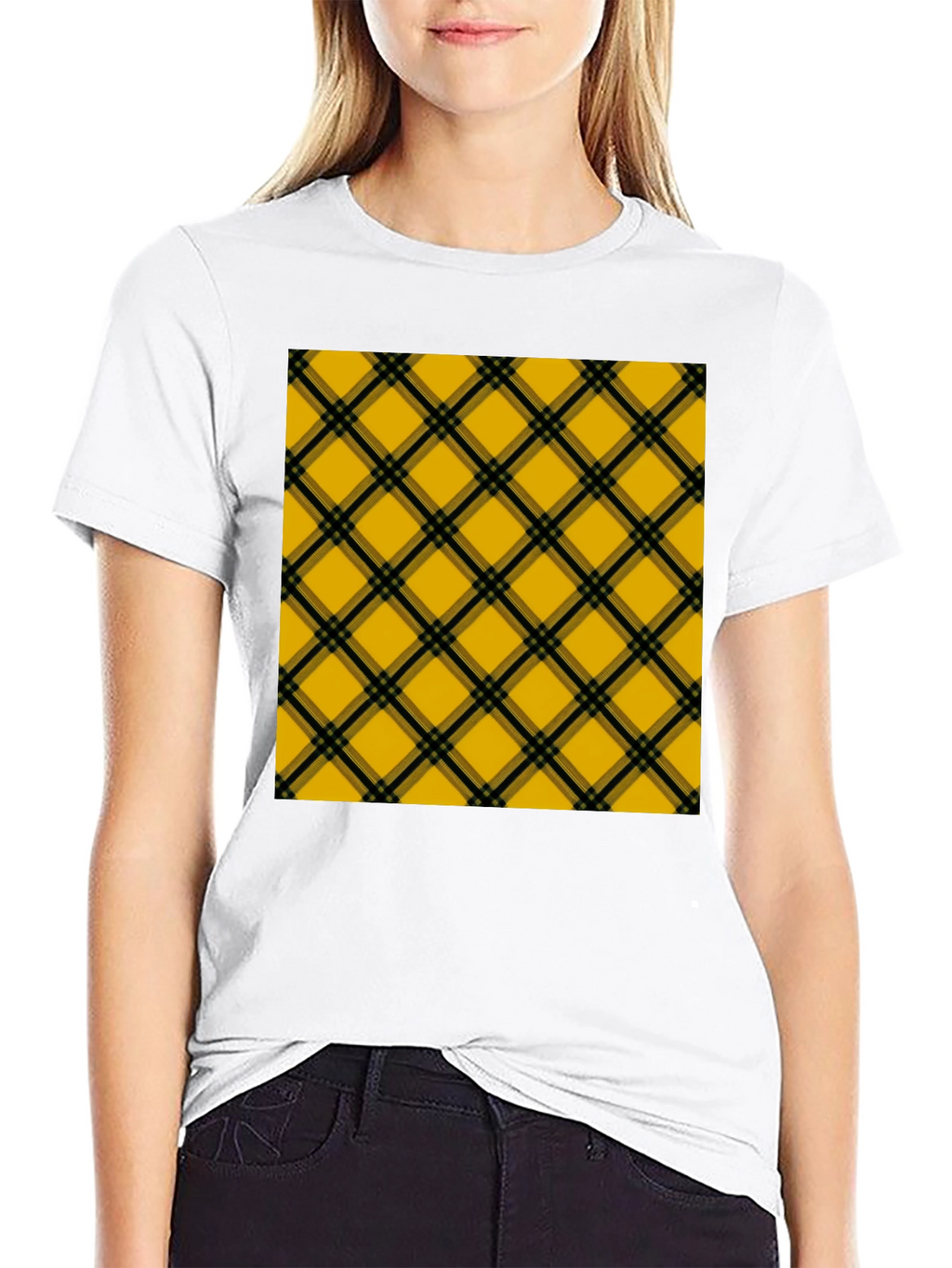 Plaid T-Shirt - Stylish Casual Wear