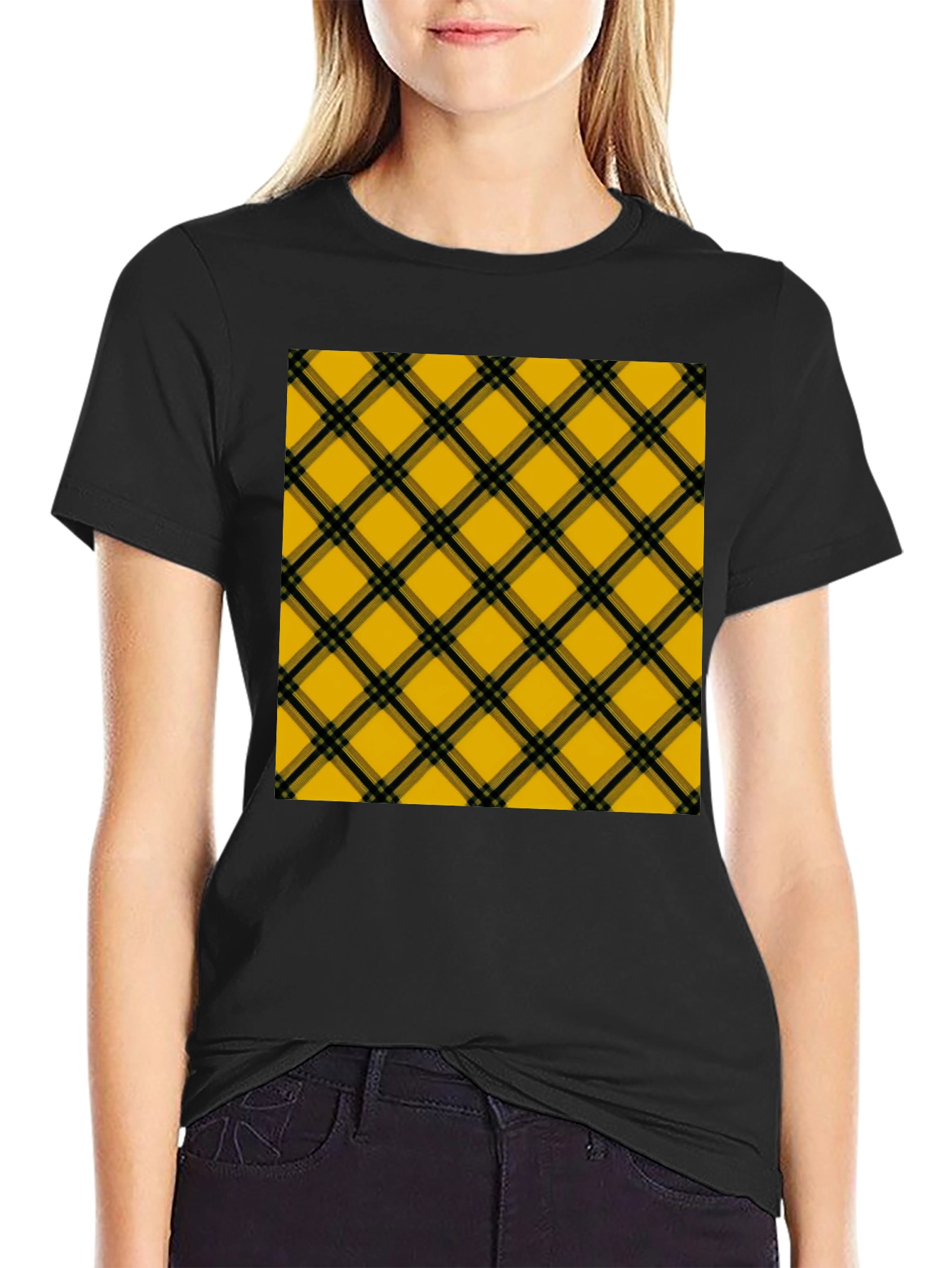 Plaid T-Shirt - Stylish Casual Wear