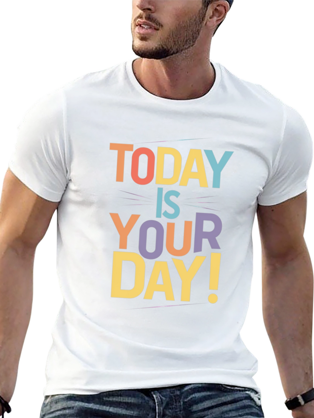 Today Is Your Day Graphic Tee - Black