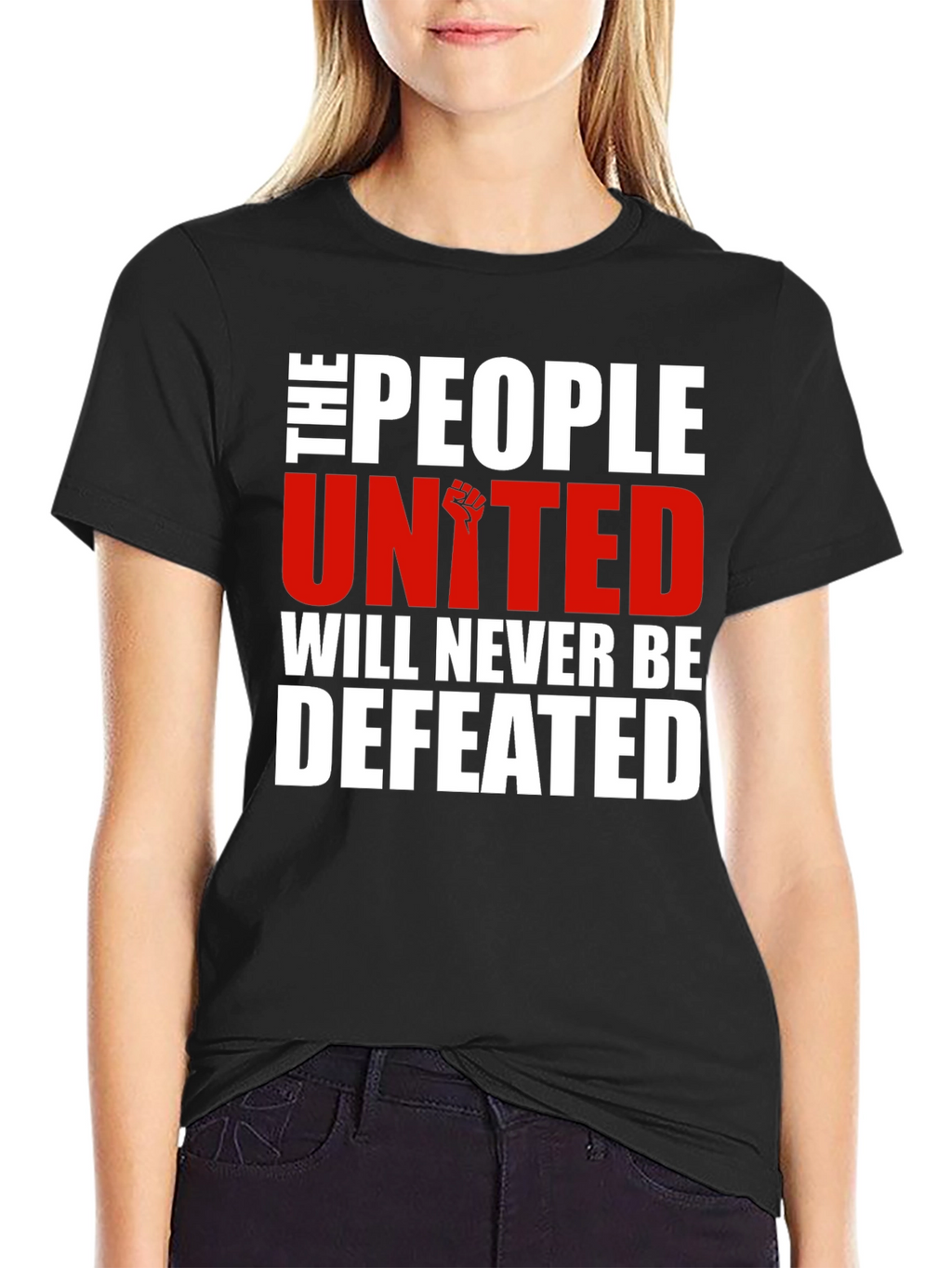 United People Graphic Tee - Never Defeated T-Shirt