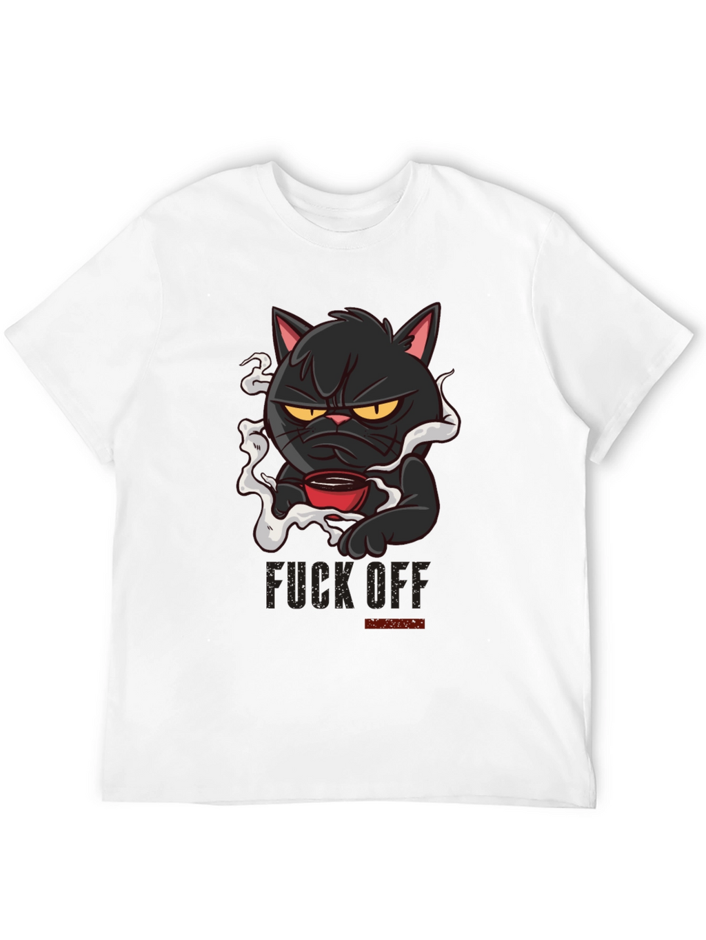 Grumpy Cat Coffee T-Shirt - Black