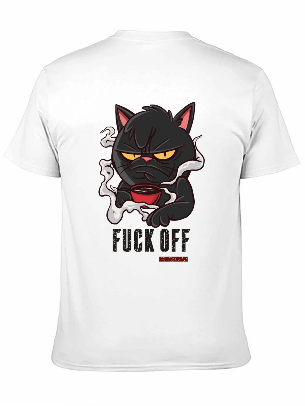 Grumpy Cat Coffee T-Shirt - Black