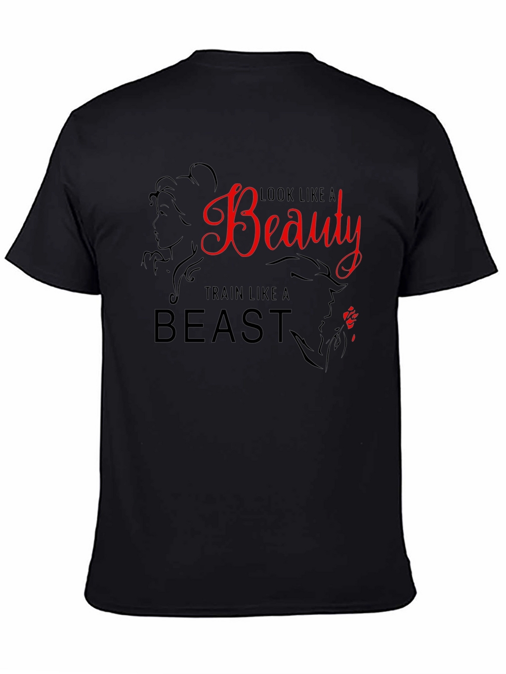 Beauty and the Beast Workout T-Shirt
