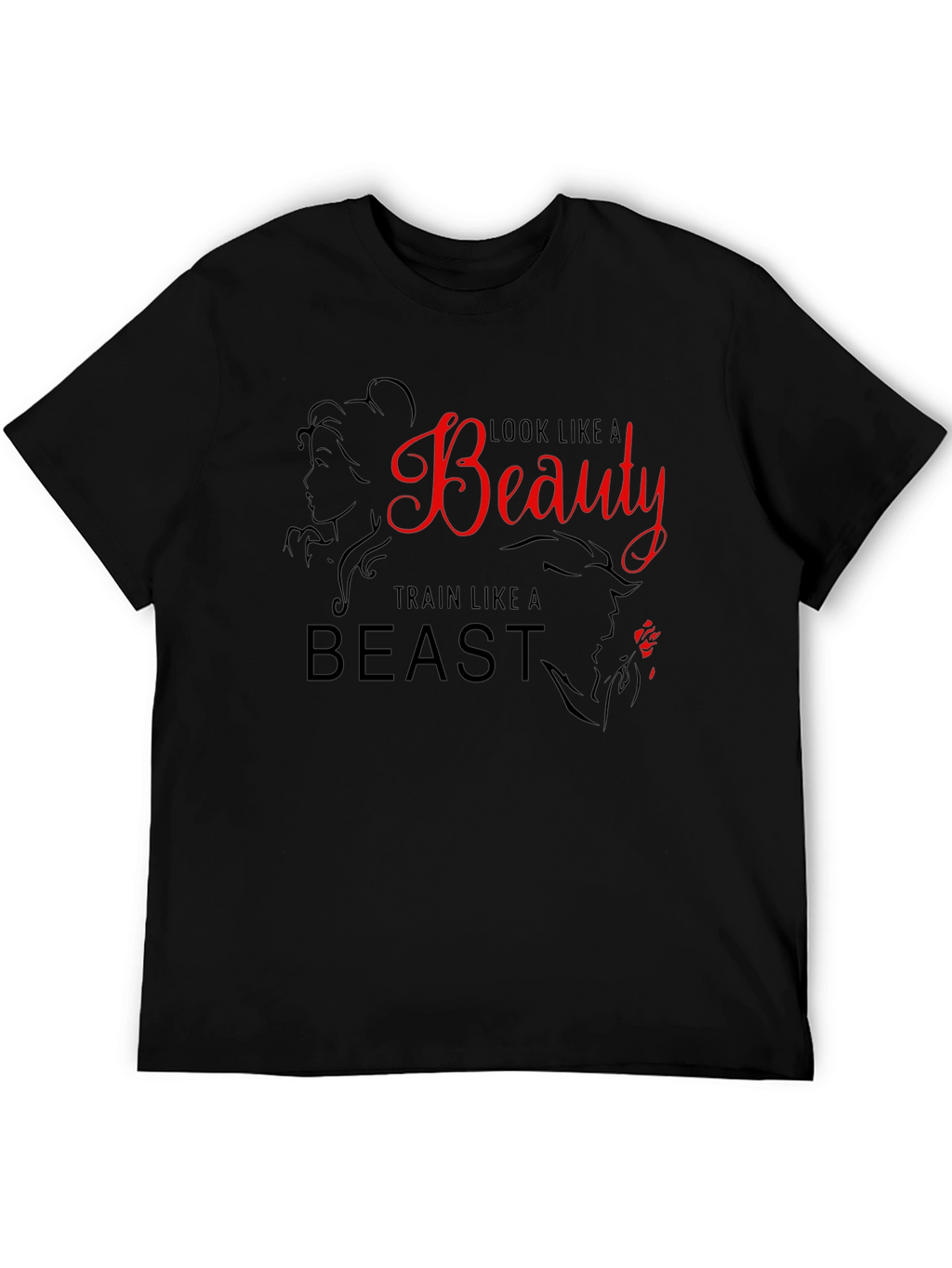 Beauty and the Beast Workout T-Shirt