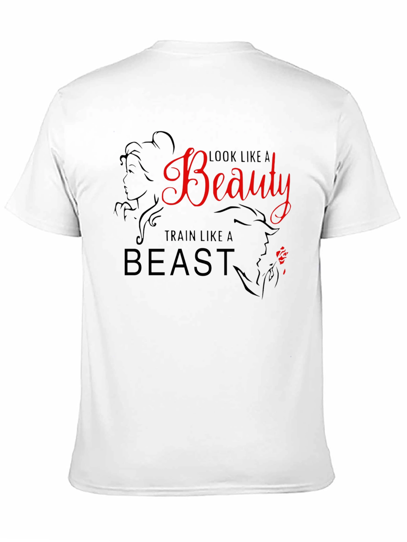 Beauty and the Beast Workout T-Shirt