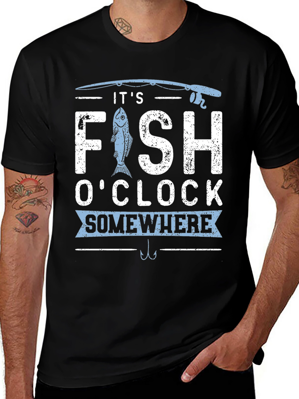 Its Fish OClock Somewhere T-Shirt
