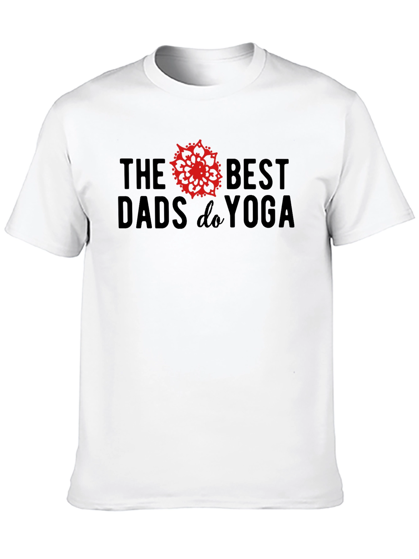 Best Dads Do Yoga T-Shirt - Black Tee