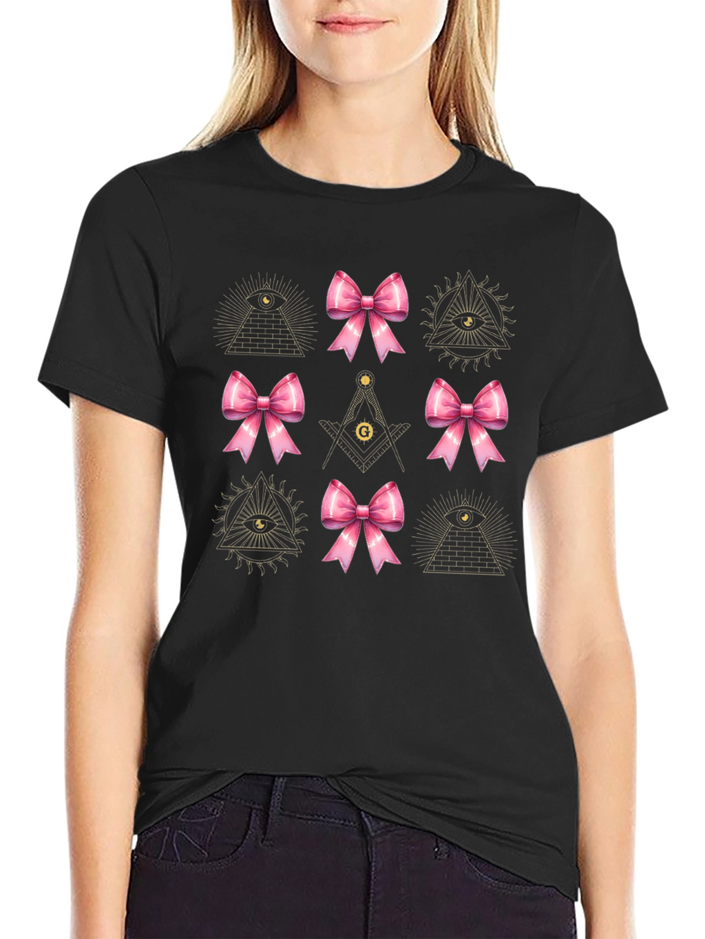 Masonic Bow T-Shirt - All Seeing Eye