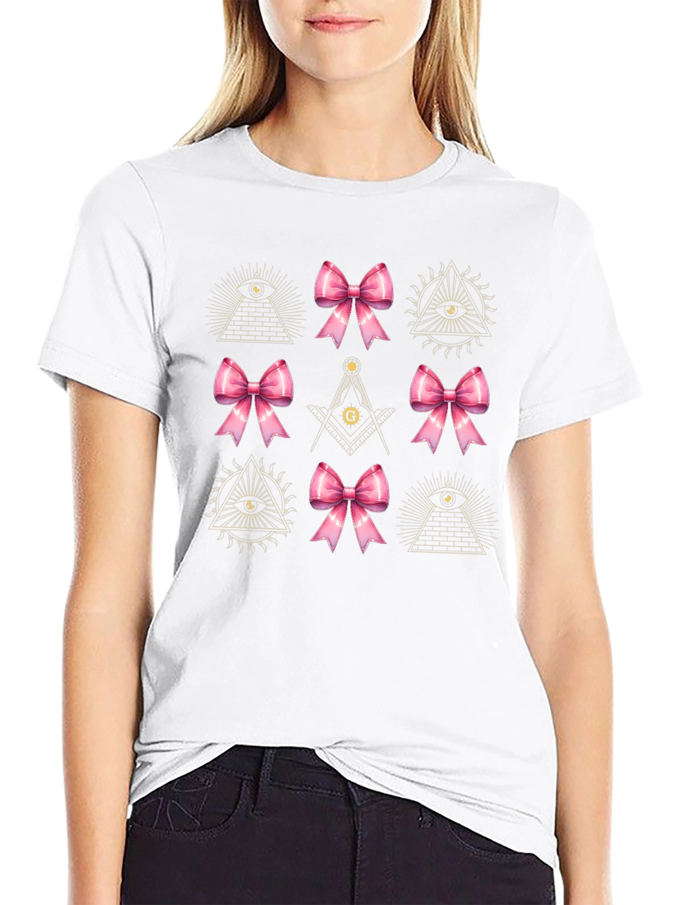 Masonic Bow T-Shirt - All Seeing Eye