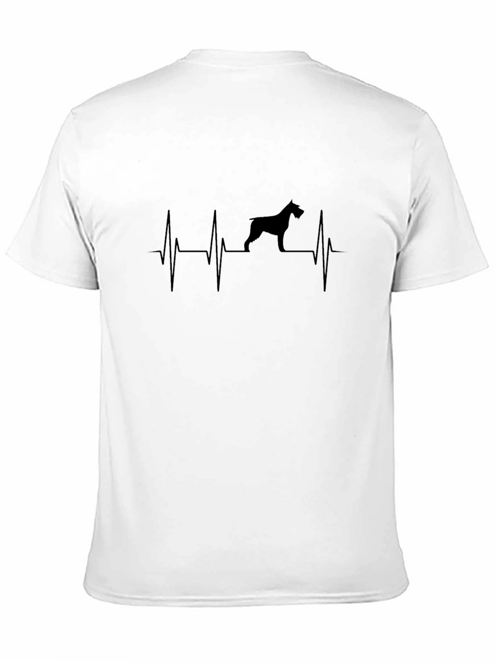 Dog Heartbeat T-Shirt - Black