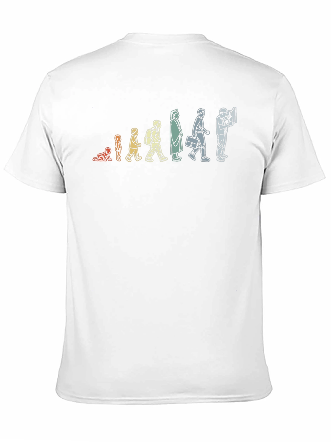 Evolution of Work T-Shirt - Black Crew Neck