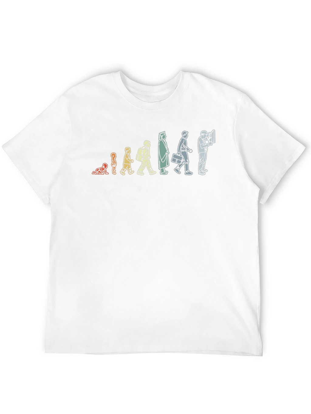 Evolution of Work T-Shirt - Black Crew Neck
