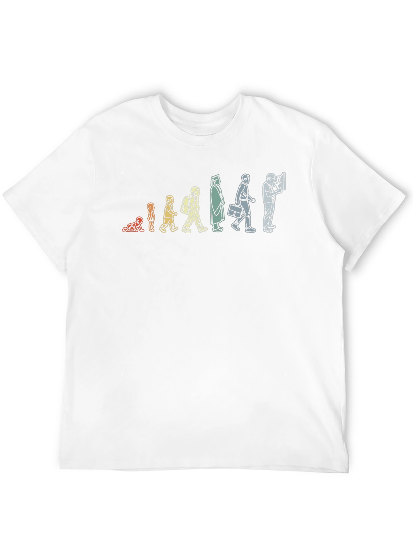 Evolution of Work T-Shirt - Black Crew Neck