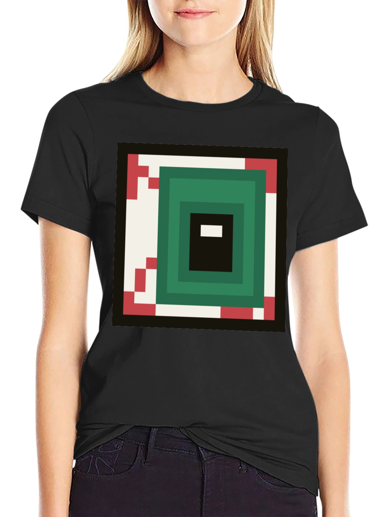 Pixel Eye Graphic Tee - Gamer Style Shirt