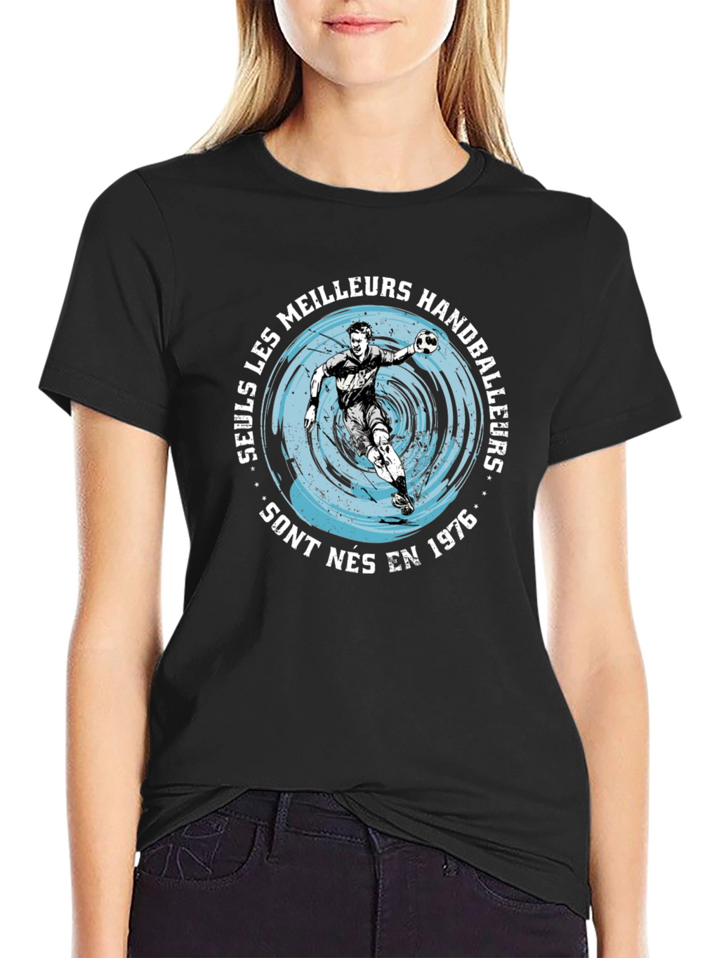 Handball Player Graphic T-Shirt - Born in 1976