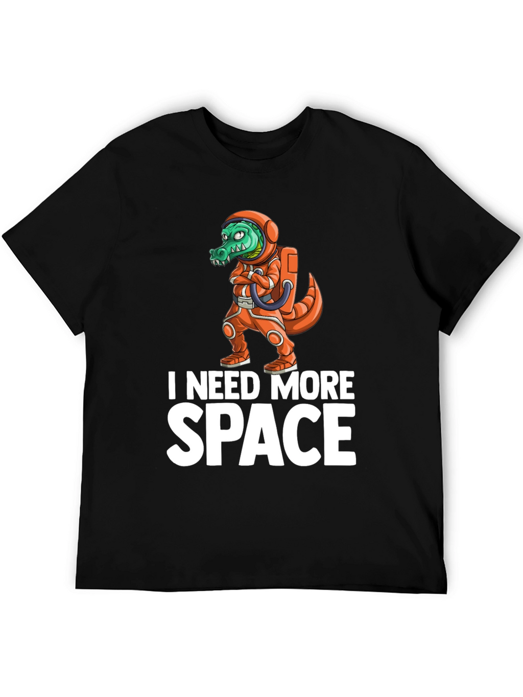 I Need More Space Crocodile Astronaut T-Shirt