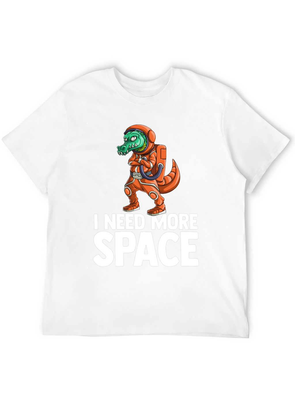 I Need More Space Crocodile Astronaut T-Shirt