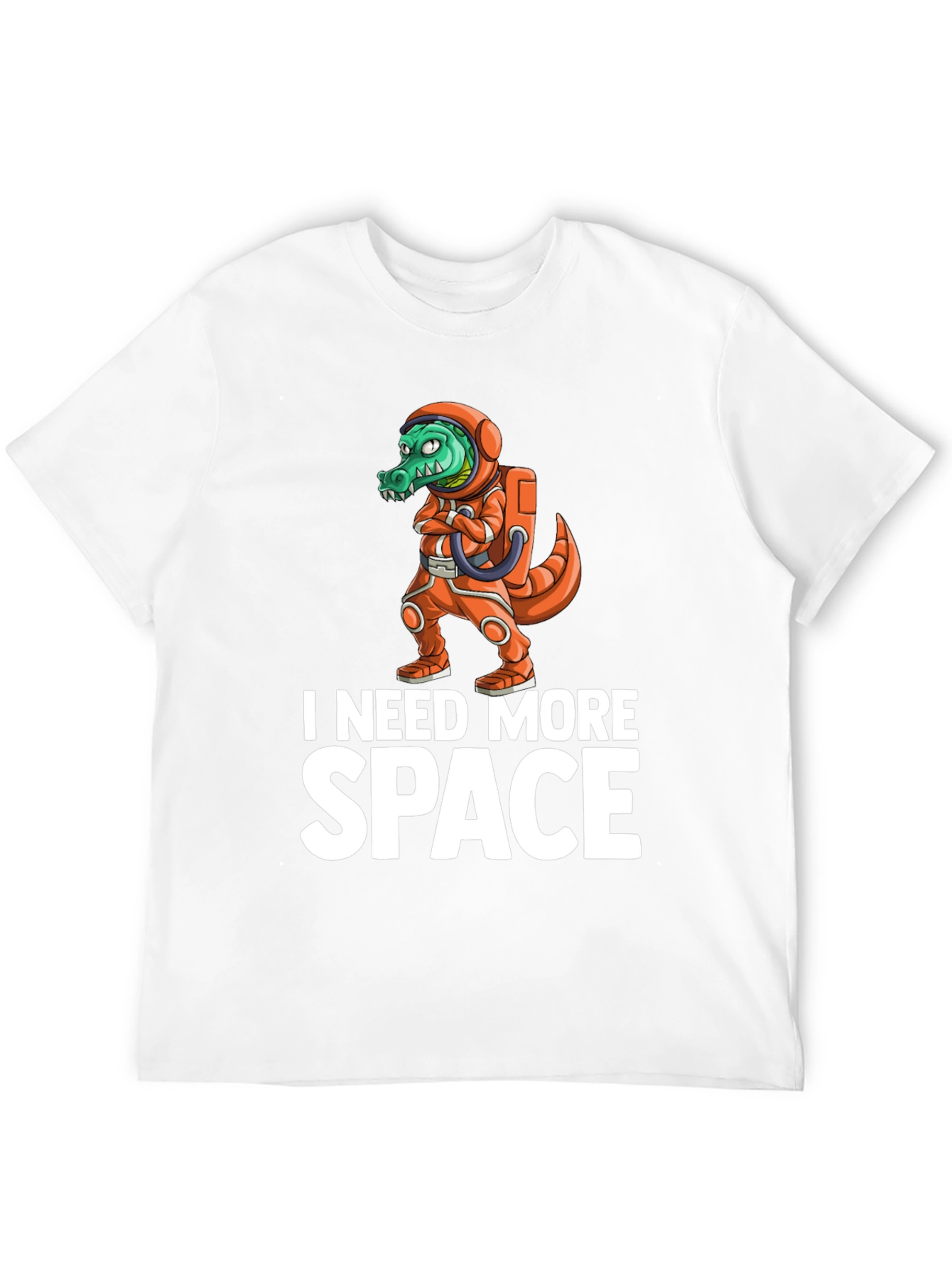 I Need More Space Crocodile Astronaut T-Shirt