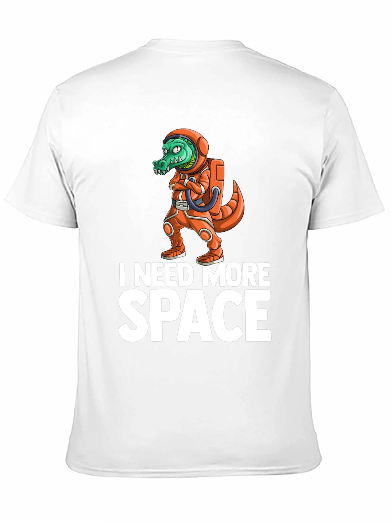 I Need More Space Crocodile Astronaut T-Shirt